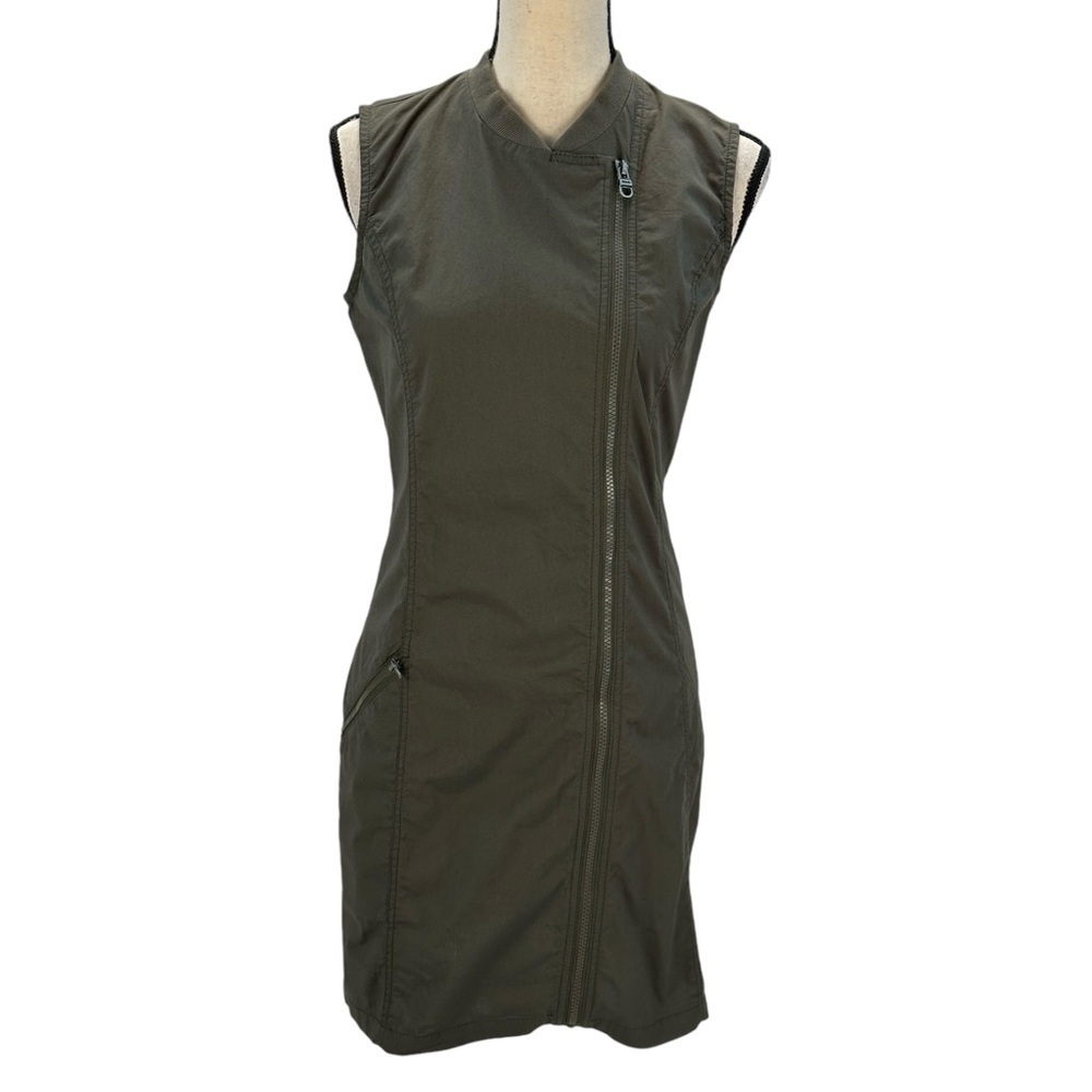 Bench Sleeveless Zip Front Lightweight Mini Dress - Dark Grey - size Small